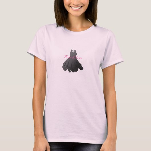 Wedding Dress Maid of Honor T Shirt (Voorkant)
