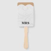 Wedding Dress Tuxedo Mr Mrs Guess Who Game Handwaaier (Voorkant)