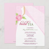 Wedding Dress Vrijgezellenfeest Tea Invitation (ro Kaart (Voorkant / Achterkant)