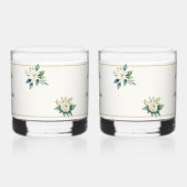 Wedding Drinkware Botanical Personalized Whisky Glas (Links)