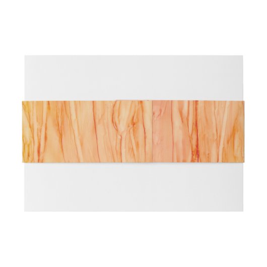 Wedding Elegant Bouquet Uitnodigingen Wikkel (Achterkant Voorbeeld)