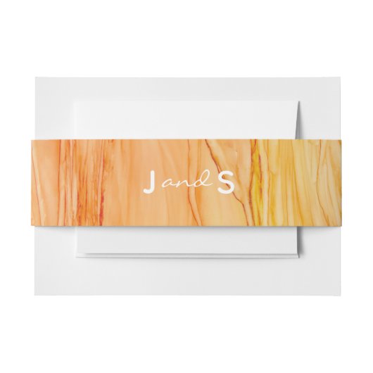 Wedding Elegant Bouquet Uitnodigingen Wikkel (Voorkant Voorbeeld)