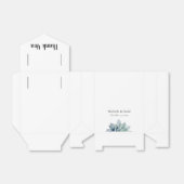 Wedding Elegant Greenery Succulent Bedankt Bedankdoosjes (Uitgevouwen)