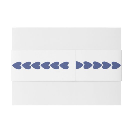 Wedding Elegant Peacock Blue en White Gepersonalis Uitnodigingen Wikkel (Achterkant Voorbeeld)