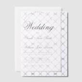 Wedding Elegant Script Calligraphy Translucent  Vellum Uitnodigingen (Offset (Uitnodiging))