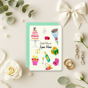 Wedding Elements Vrijgezellenfeest Kaart