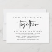 Wedding Elopement, deel samen geluk Kaart (Voorkant)