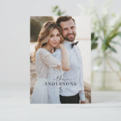 Wedding Elopement Foto Aankondiging (Staand voorkant)