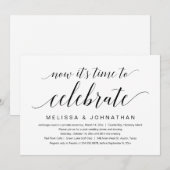 Wedding Elopement, nu is het tijd om te vieren Kaart (Voorkant / Achterkant)