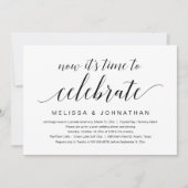 Wedding Elopement, nu is het tijd om te vieren Kaart (Voorkant)