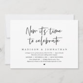 Wedding Elopement, nu is het tijd om te vieren Kaart (Voorkant)