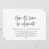 Wedding Elopement, nu is het tijd om te vieren Kaart (Voorkant / Achterkant)