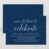 Wedding Elopement, nu is het tijd om te vieren Kaart (Voorkant / Achterkant)