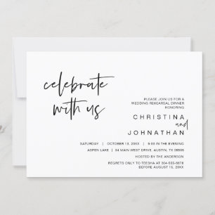 Wedding Elopement Party, vieren met ons Invitat Kaart