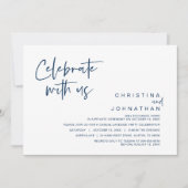 Wedding Elopement Party, vieren met ons Kaart (Voorkant)