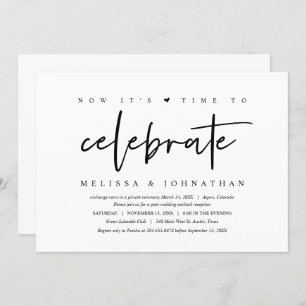 Wedding Elopement, tijd om te vieren Kaart