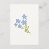 Wedding Enclose Kaart Roze Bloem (Achterkant)