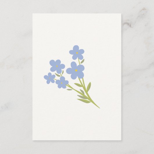 Wedding Enclose Kaart Roze Bloem (Achterkant)