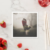 Wedding Engagement Party Foto toevoegen Servet (Insitu)