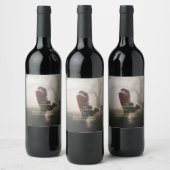 Wedding Engagement Party Foto toevoegen Wijn Etiket (Flessen)