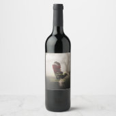 Wedding Engagement Party Foto toevoegen Wijn Etiket (Voorkant)