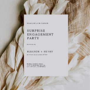 Wedding Engagement Party Uitnodiging