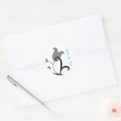WEDDING ENVELOPE SEAL STICKER SJABLOON (Envelop)