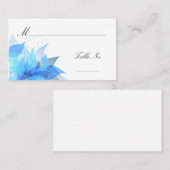 Wedding Escort Guest Place Cards Plaatskaartje (Voorkant / Achterkant)