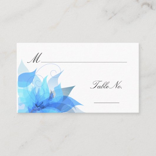 Wedding Escort Guest Place Cards Plaatskaartje (Voorkant)