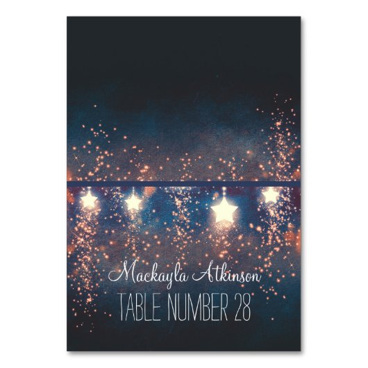 Wedding escort kaarten maan sterren (Voorkant)