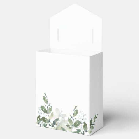 Wedding Eucalyptus Greenery Bedankdoosjes (Geopend)