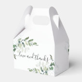 Wedding Eucalyptus Greenery Bedankdoosjes (Achterkant)