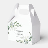 Wedding Eucalyptus Greenery Bedankdoosjes (Voorkant Zijde)
