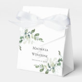 Wedding Eucalyptus Greenery Bedankdoosjes (Voorkant Zijde)