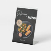 Wedding & Event Dinner Template Reclamebord Met Voetstuk (Voorkant)