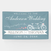 Wedding Ever After Bicycle - KIES UW KLEUR Spandoek (Horizontaal)