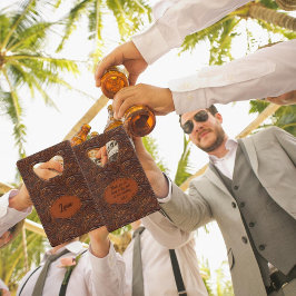 Wedding Faux Tooled Leather Look Creditkaart Flessenopener