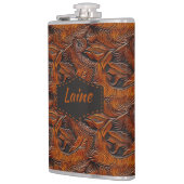 Wedding Faux Tooled Leather Look Heupfles (Links)