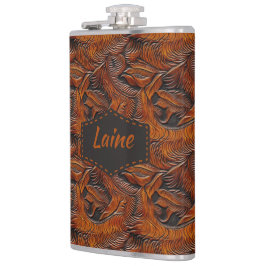 Wedding Faux Tooled Leather Look Heupfles