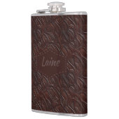 Wedding Faux Tooled Leather Look Heupfles (Links)