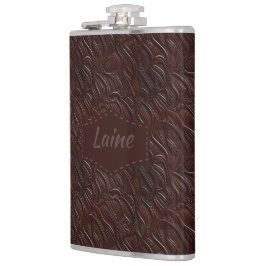 Wedding Faux Tooled Leather Look Heupfles