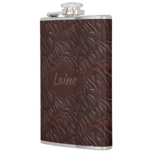 Wedding Faux Tooled Leather Look Heupfles