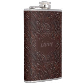 Wedding Faux Tooled Leather Look Heupfles (Rechts)