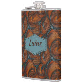 Wedding Faux Tooled Leather Look Heupfles (Links)