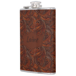 Wedding Faux Tooled Leather Look Heupfles