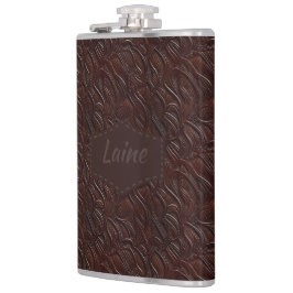 Wedding Faux Tooled Leather Look Heupfles