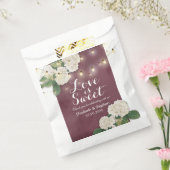 Wedding Favor behandelt tas Hydrangeas String Ligh Bedankzakje (Gezegeld)