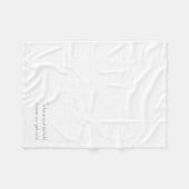 Wedding Favor Blanket Fleece Deken (Voorkant (Horizontaal))