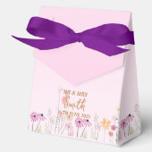 wedding favor boxes wildflowers bedankdoosjes (Voorkant)