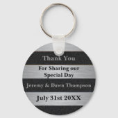 Wedding Favor Dank je Sleutelhanger (Voorkant)